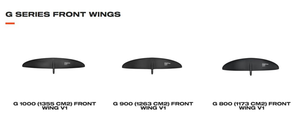 Phantasm G series front wing